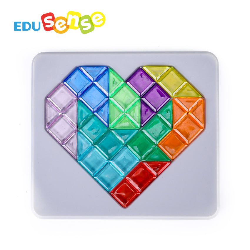 Edusense Love Tangrams Puzzle Block