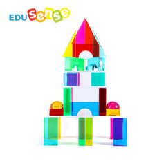 Edusense Acrylic Castle Crystal Blocks