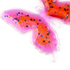 Edusense Sensory Butterfly Shape Cognition Glitter Liquid Filled Toys