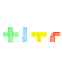 Edusense Translucent Plastic Tube Manipulatives Set