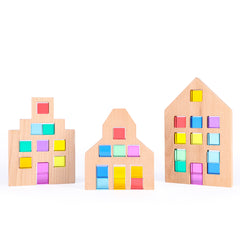 Edusense Wooden Toys Building Toys for Kids