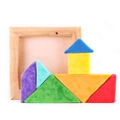 Edusense Tangram Puzzle Inspired Cushion