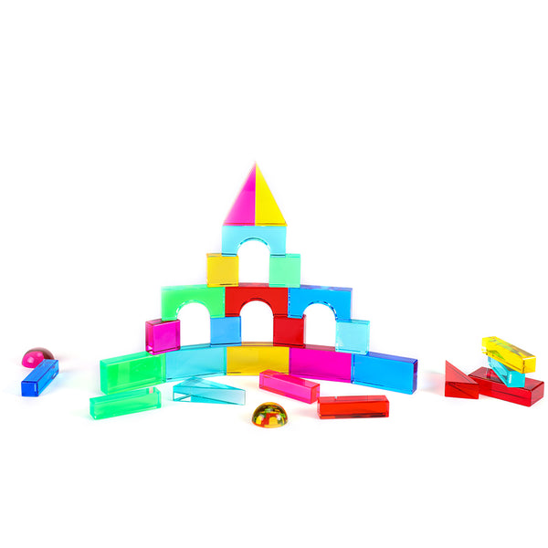 Edusense Acrylic Castle Crystal Blocks
