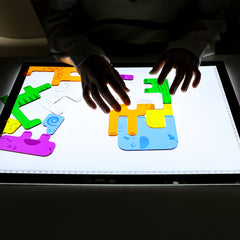 Edusense 12pcs Jigsaw Animals Acrylic Puzzle