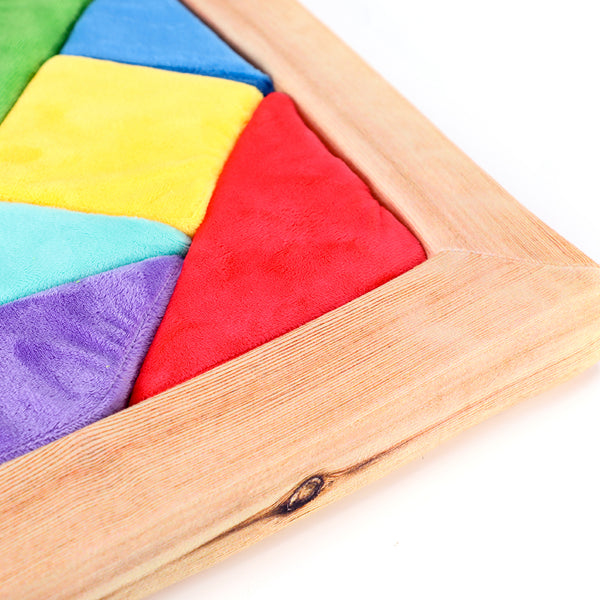 Edusense Tangram Puzzle Inspired Cushion