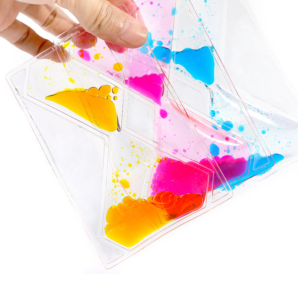 Edusense Sensory Liquid Timer Toy Stress Relief Shape