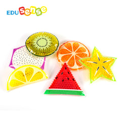Edusense PVC Fruit Liquid Gel Shape Special Needs Educational Toy (6 PCS)