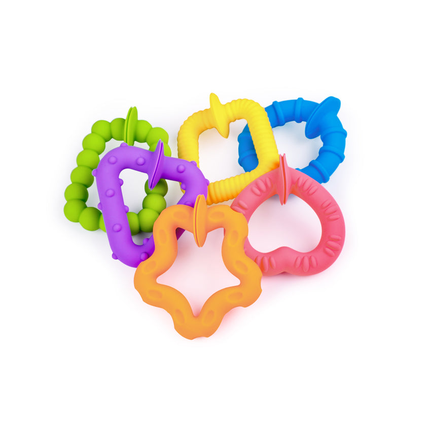 Edusense Baby Teething Ring Toys  (6 PCS)