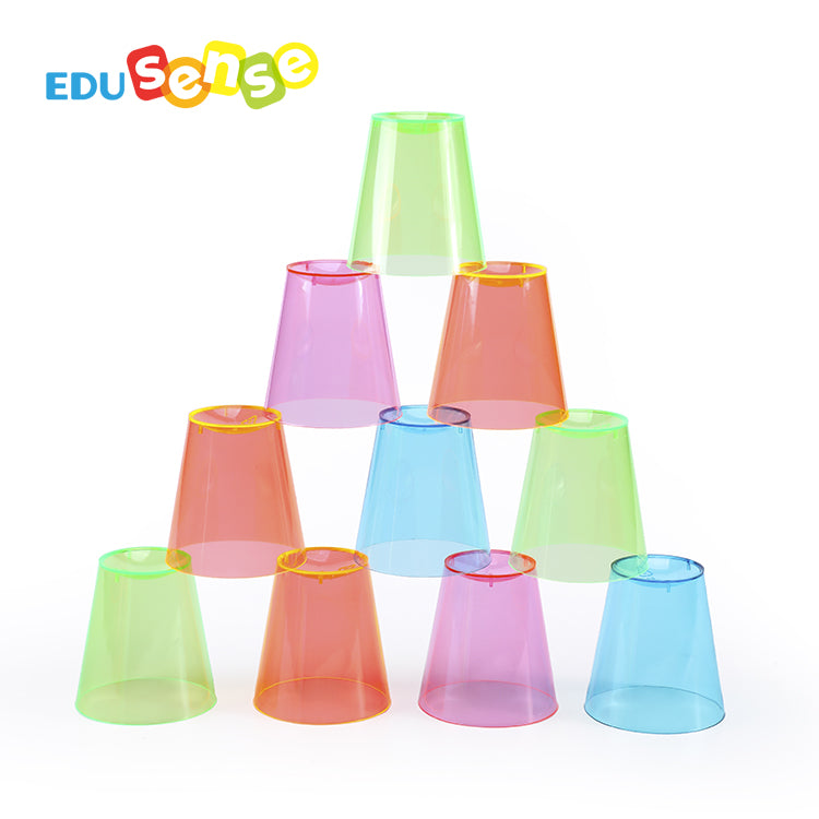 Edusense Stacking Cups Color Sorting Toys