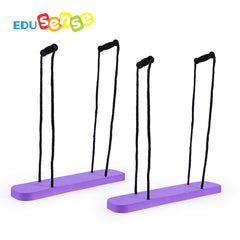 Edusense Balance Step Stilts EVA Steppers Equipment 2 Legged Two-Man Biped Toys for Kids