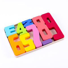 Edusense Early Educational Toy 3D Number Blocks Math Silicone Building
