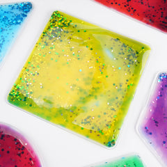 Edusense Glitter Sensory Liquid Filled Shapes (6 PCS)
