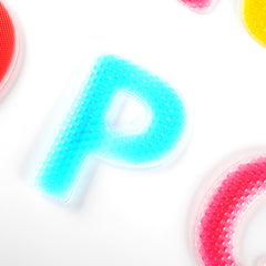 Edusense Sensory Liquid Filled Letters with Texture