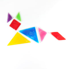 Edusense Tangram Sensory Gel Liquid Shapes (7 PCS)