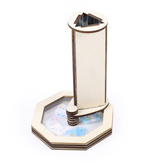 Edusense Wooden DIY Rotating Kaleidoscope Kit Toy