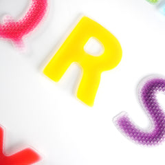 Edusense Sensory Liquid Filled Letters with Texture