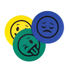 Edusense Sensory Anti-Slip Mat Facial Expression TPR Emotion Circle Mat