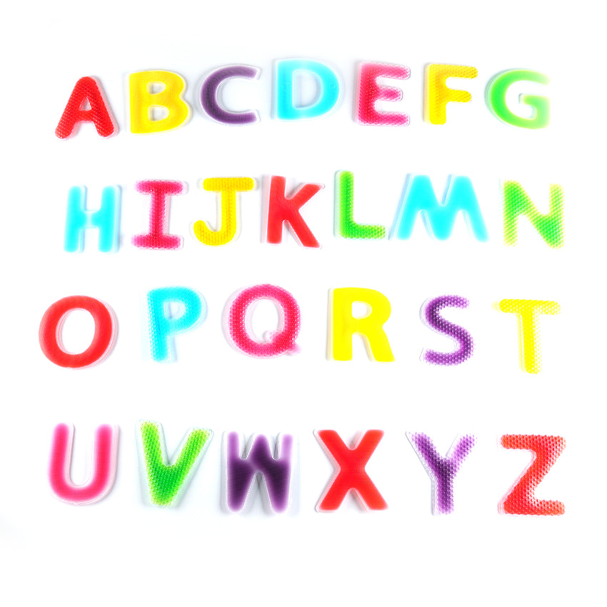 Edusense Sensory Liquid Filled Letters with Texture