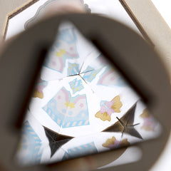 Edusense Wooden DIY Rotating Kaleidoscope Kit Toy