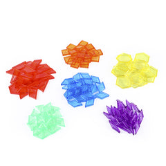 Edusense Transparent Pattern Blocks Tangram Toys