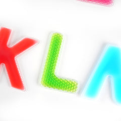 Edusense Sensory Liquid Filled Letters with Texture