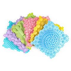 Edusense Massage Sensory Floor Mats Orthopedic Massage Puzzle Floor Mats (6 pcs)