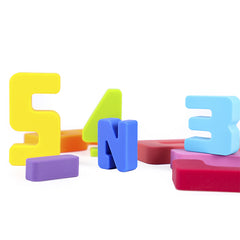 Edusense Early Educational Toy 3D Number Blocks Math Silicone Building