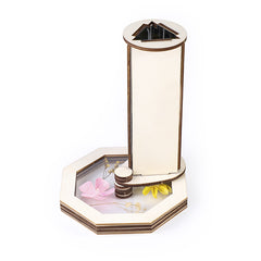 Edusense Wooden DIY Rotating Kaleidoscope Kit Toy