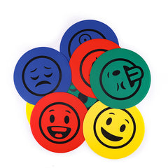 Edusense Sensory Anti-Slip Mat Facial Expression TPR Emotion Circle Mat
