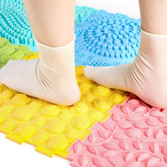 Edusense Massage Sensory Floor Mats Orthopedic Massage Puzzle Floor Mats (6 pcs)