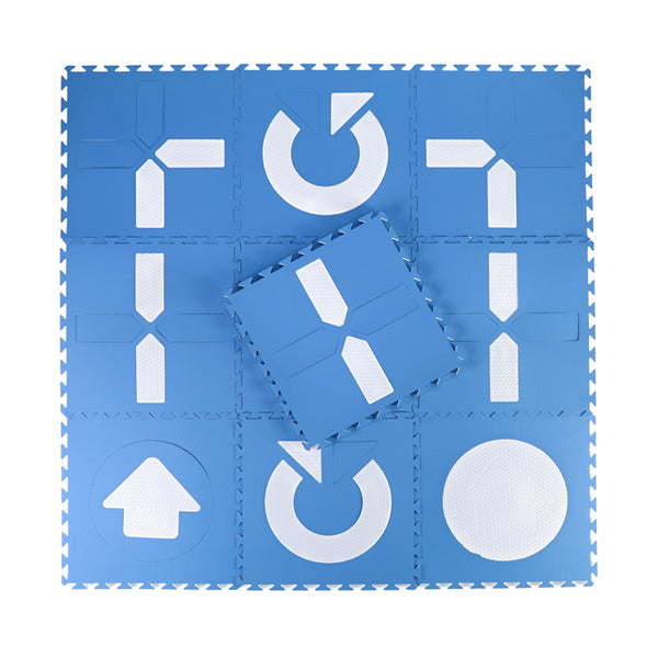 Edusense Route Interlocking Play Mat Foam Puzzle Mat