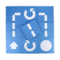 Edusense Route Interlocking Play Mat Foam Puzzle Mat