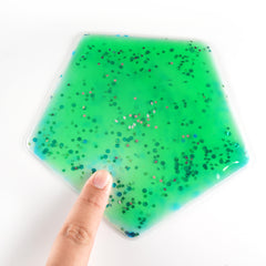 Edusense Glitter Sensory Liquid Filled Shapes (6 PCS)