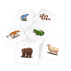 Edusense Animal Print Hand Perception Development Mats (6 PCS)