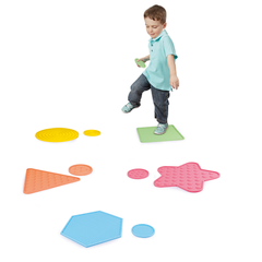 Edusense Silicone Textured Sensory Play Mat Toys (10 PCS)