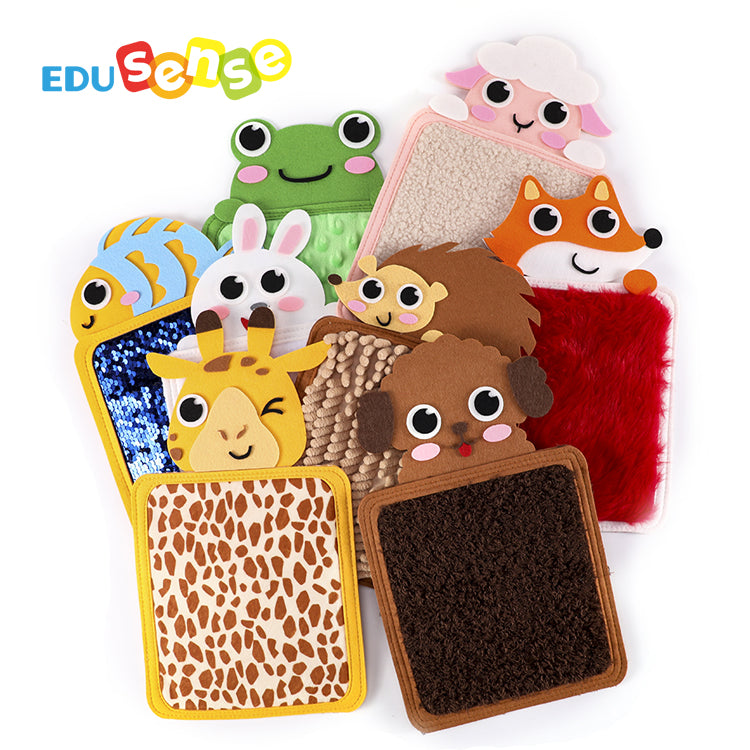 Edusense 3D Fabric Book Soft Touch Sensory Baby Toy (8 pcs)